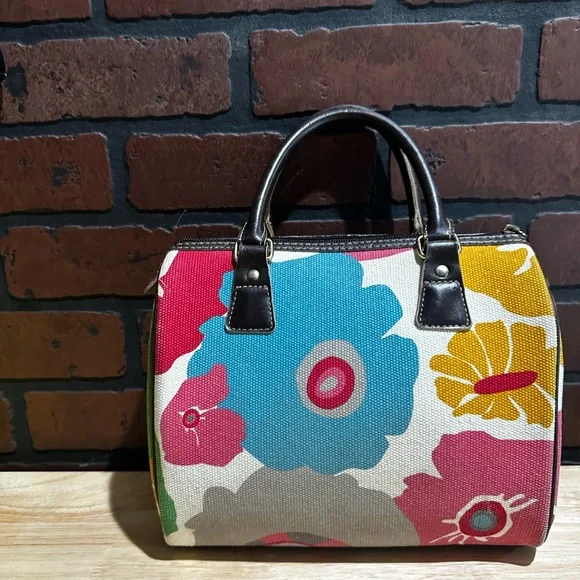 Victoria's Secret Y2K Colorful Floral Satchel - Picture 2 of 10
